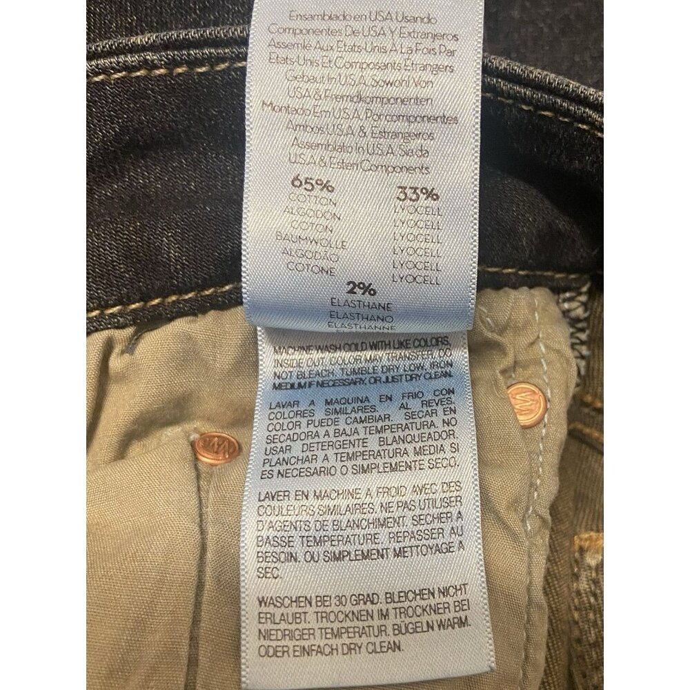 Mother The Looker Ankle‎ Fray Jeans 27 Jaded and Torn Wash Ankle Distressed - Picture 9 of 11